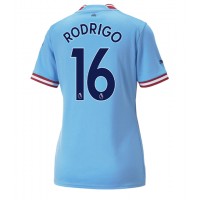 Manchester City Rodri Hernandez #16 Fotballklær Hjemmedrakt Dame 2022-23 Kortermet